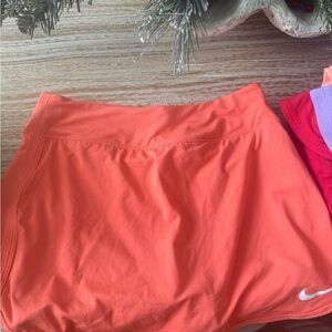 Nike Women's Orange Skirt